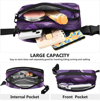 Large Capacity Fanny Pack, Parents' Day Beautiful Sunflower, Women Waist Packs,  Bum Bag Belt with Adjustable Strap