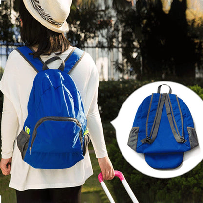 Internal Frame Backpack Leisure Large Capacity Outdoor Lightweight Water Proof Foldable Backpack (Black, One Size)