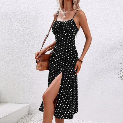 Dresses for Ladies Fall Summer Sleeveless Slip Off The Shoulder Flower Maxi Long Sexy Boho Slit Dresses Women 2025
