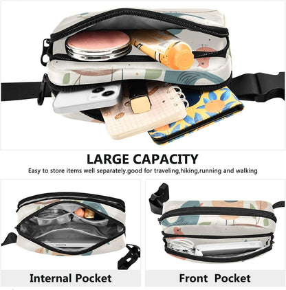 Large Capacity Fanny Pack, Parents' Day Beautiful Sunflower, Women Waist Packs,  Bum Bag Belt with Adjustable Strap