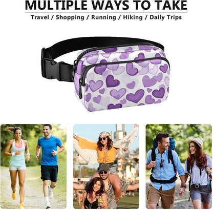 Large Capacity Fanny Pack, Parents' Day Beautiful Sunflower, Women Waist Packs,  Bum Bag Belt with Adjustable Strap