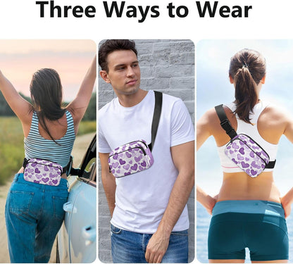 Large Capacity Fanny Pack, Parents' Day Beautiful Sunflower, Women Waist Packs,  Bum Bag Belt with Adjustable Strap