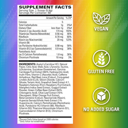 EHP Labs OxyShred Pre Workout Powder & Shredding Supplement - Preworkout Powder with L Glutamine & Acetyl L Carnitine, Energy Boost Drink - Passionfruit, 60 Servings