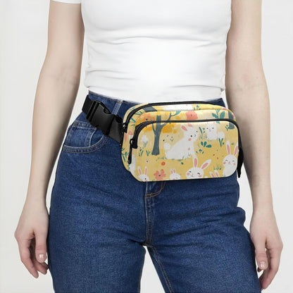 Large Capacity Fanny Pack, Parents' Day Beautiful Sunflower, Women Waist Packs,  Bum Bag Belt with Adjustable Strap