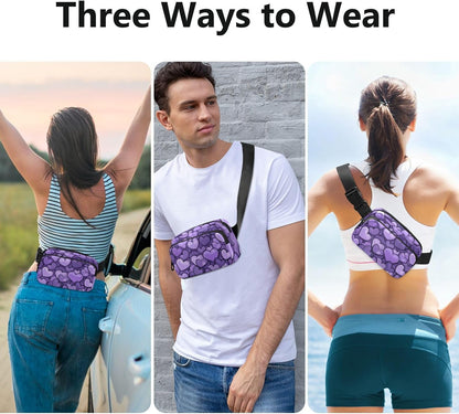 Large Capacity Fanny Pack, Parents' Day Beautiful Sunflower, Women Waist Packs,  Bum Bag Belt with Adjustable Strap