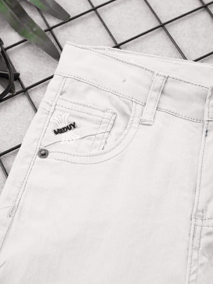 Children Boy's Skinny Chino Pants Kids Cute School Uniform Elastic Waist Straight Pants Stretchy Jeans