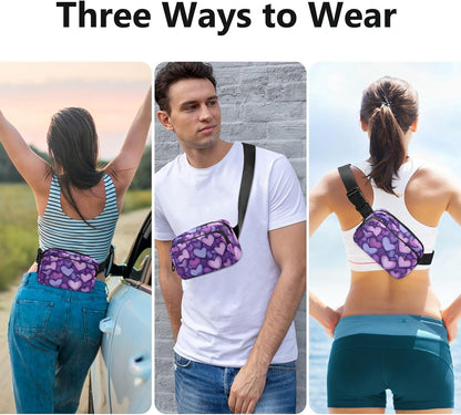 Large Capacity Fanny Pack, Parents' Day Beautiful Sunflower, Women Waist Packs,  Bum Bag Belt with Adjustable Strap
