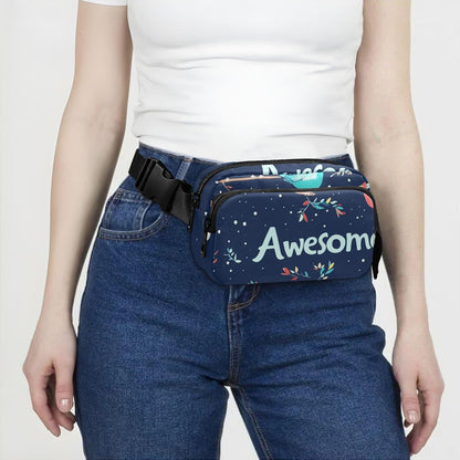 Large Capacity Fanny Pack, Parents' Day Beautiful Sunflower, Women Waist Packs,  Bum Bag Belt with Adjustable Strap