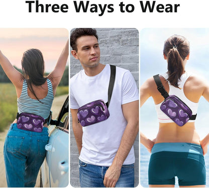 Large Capacity Fanny Pack, Parents' Day Beautiful Sunflower, Women Waist Packs,  Bum Bag Belt with Adjustable Strap