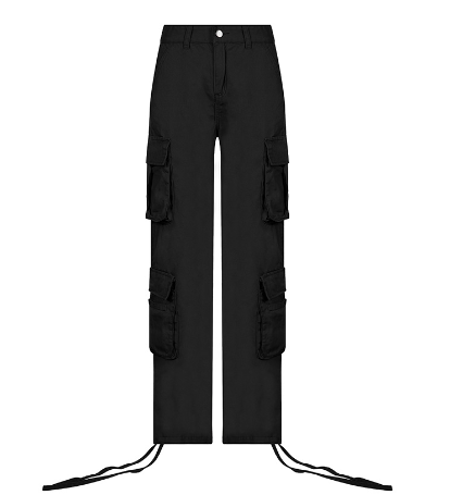 Cosmo Aura Cargo Solid Baggy Pants Aura Restored