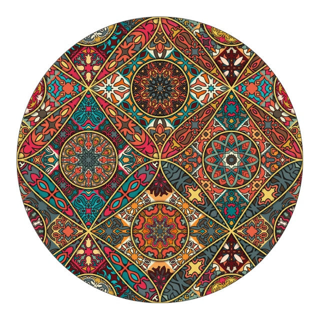 TAA Mandala-Style Rug Kryssable Collection Aura Restored