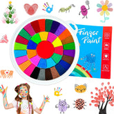 36 Color Washable Finger Paint Set