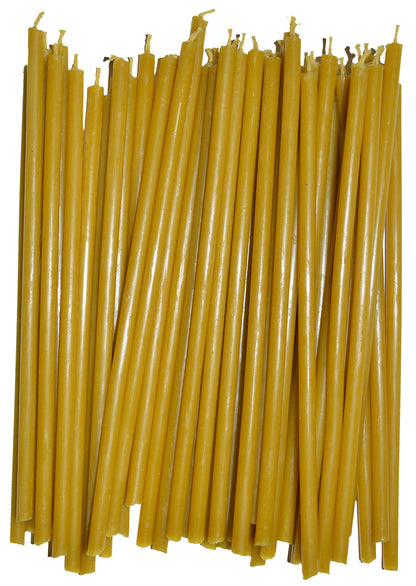 KESIS 20 Candles Made from Natural Wax (Length 6.7 inches, Diameter About 0.2 inches) Beeswax Candles  (20 Pack)