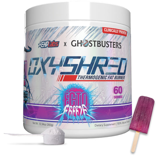 EHP Labs OxyShred Pre Workout Powder & Shredding Supplement - Preworkout Powder with L Glutamine & Acetyl L Carnitine, Energy Boost Drink - Passionfruit, 60 Servings