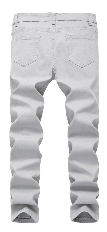 Boy's Skinny Fit Stretch Fashion Jeans Pants