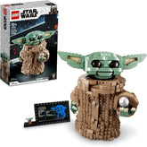 LEGO Star Wars: The Mandalorian Series The Child  - Baby Yoda Grogu Figure, Building Toy, Collectible Room Decoration for Boys and Girls, Teens, with Minifigure and Nameplate, Gift Idea (75318)