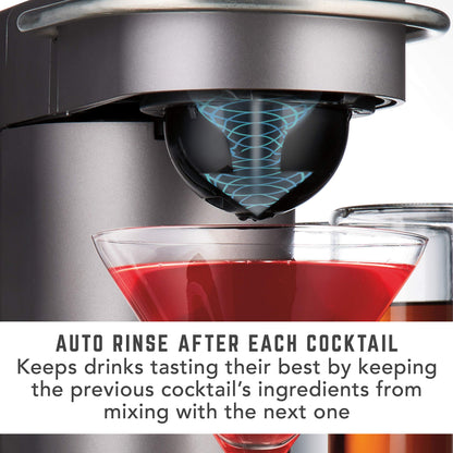 Bartesian Professional Cocktail Machine, 5 Premium Glass Bottles, 55306