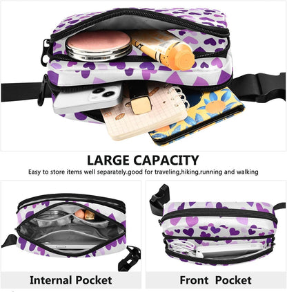 Large Capacity Fanny Pack, Parents' Day Beautiful Sunflower, Women Waist Packs,  Bum Bag Belt with Adjustable Strap