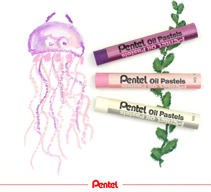 Pentel Oil Pastel Set (Pack of 12)