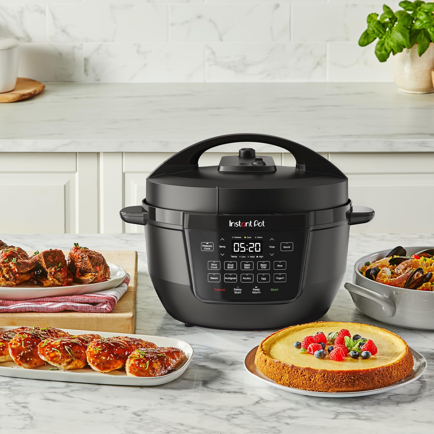 Instant Pot Duo 7-in-1 Mini Electric Pressure Cooker, Slow Rice Cooker, Steamer, Sauté, Yogurt Maker, Warmer & Sterilizer, Includes Free App with over 1900 Recipes, Stainless Steel, 3 Quart