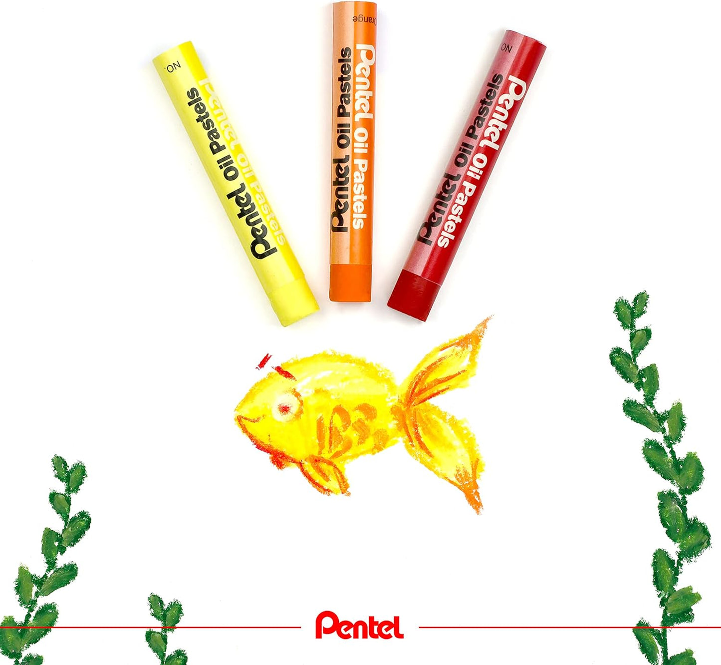 Pentel Oil Pastel Set (Pack of 12)