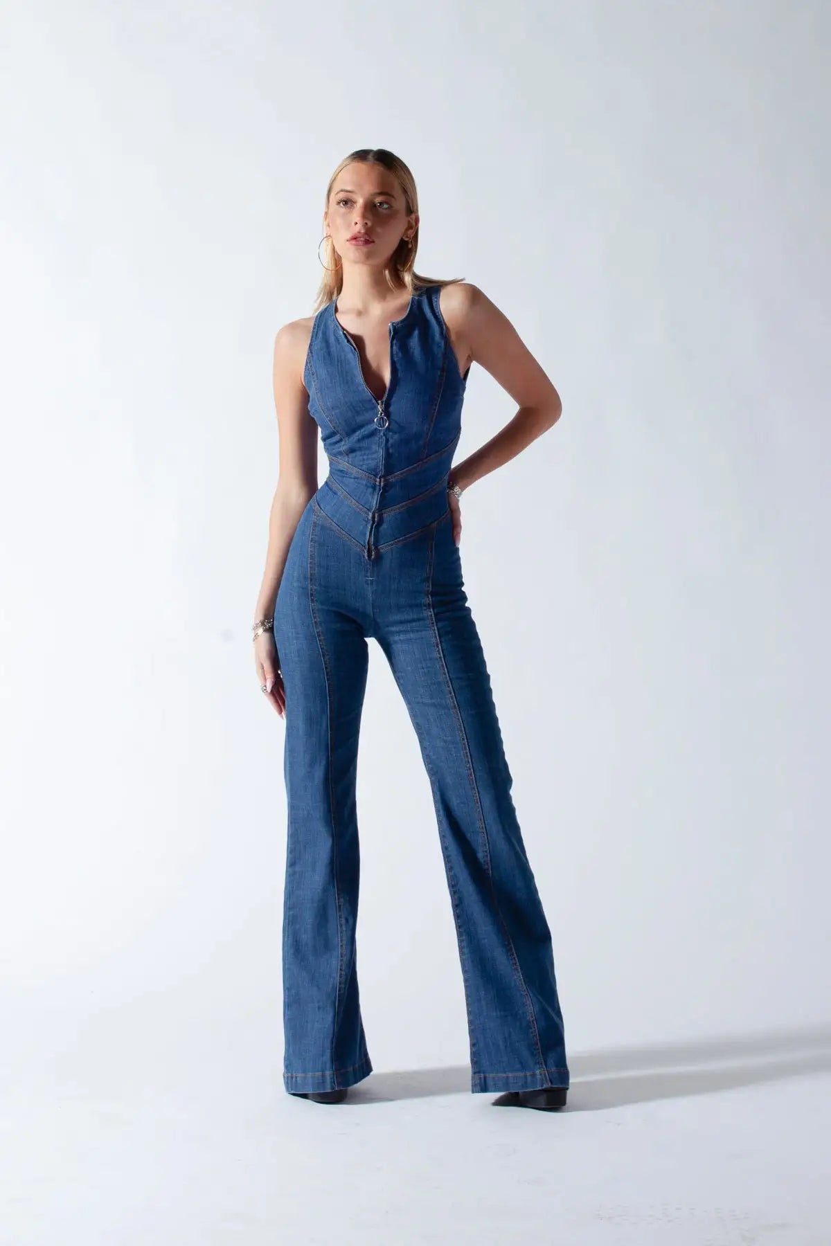 9DF Backless Heart Jumpsuit Aura Restored