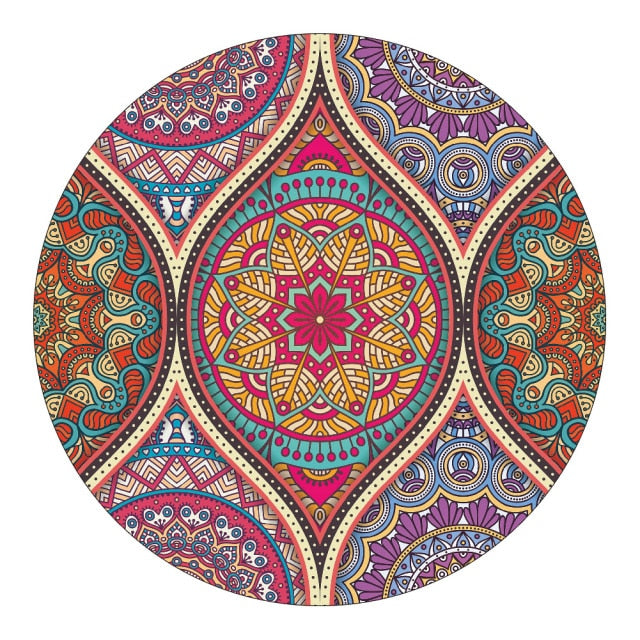 TAA Mandala-Style Rug Kryssable Collection Aura Restored