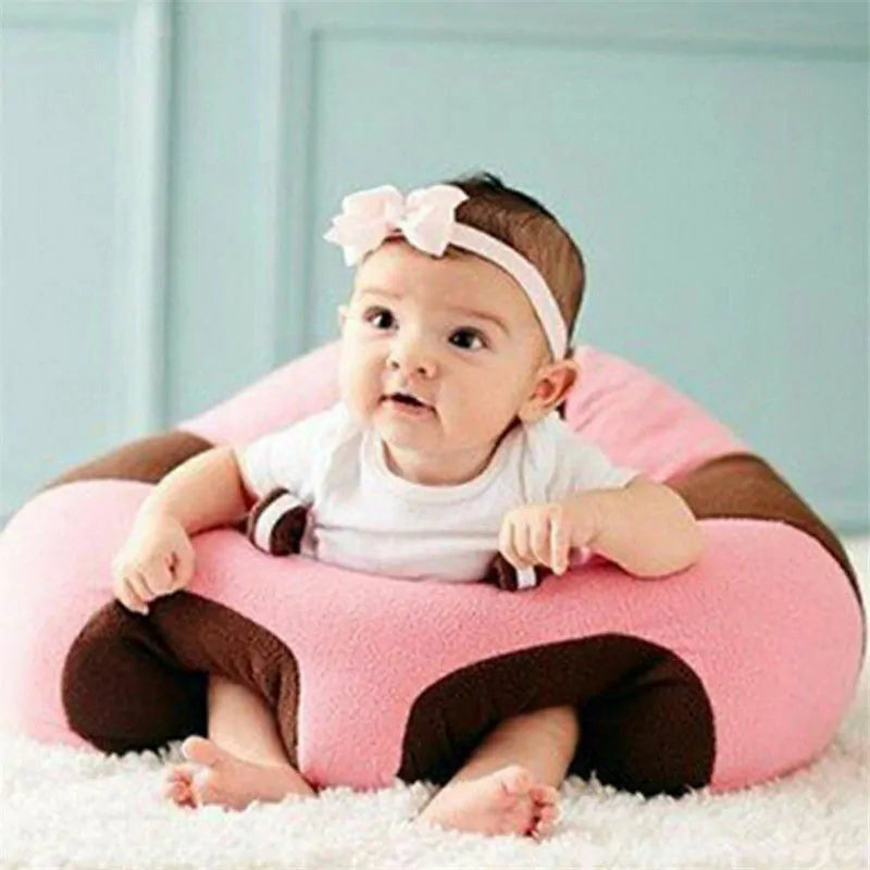 Kids Baby Support Seat: Comfortable Sit Up Soft Chair Cushion Sofa Plush Pillow Bean Bag Aura Restored