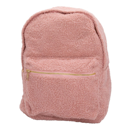 Nylon Backpack, Fashion Backpack, for Women, Men (Pink Teddy)