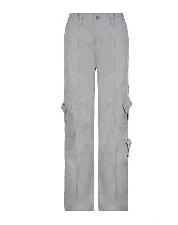 Cosmo Aura Cargo Solid Baggy Pants Aura Restored