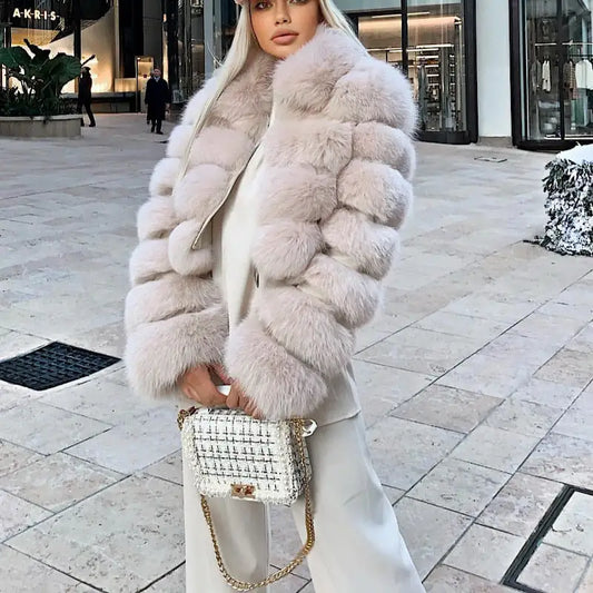 9DF Faux Fur Jacket Aura Restored