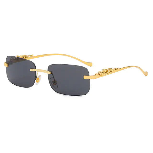 Simalvia Rimless Square Sunglasses Aura Restored