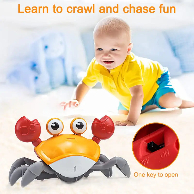 Interactive Crawling Crab Baby Toy Aura Restored