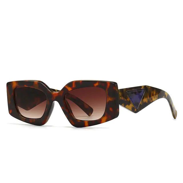 Woah!!! Retro Rectangular Cat Eye Sunglasses Aura Restored