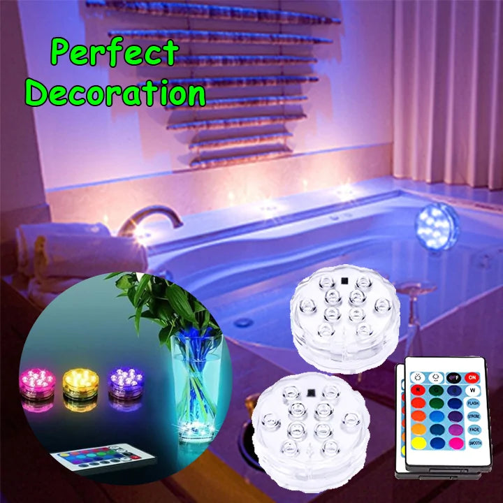 Water Submersible LED Lights Aura Restored