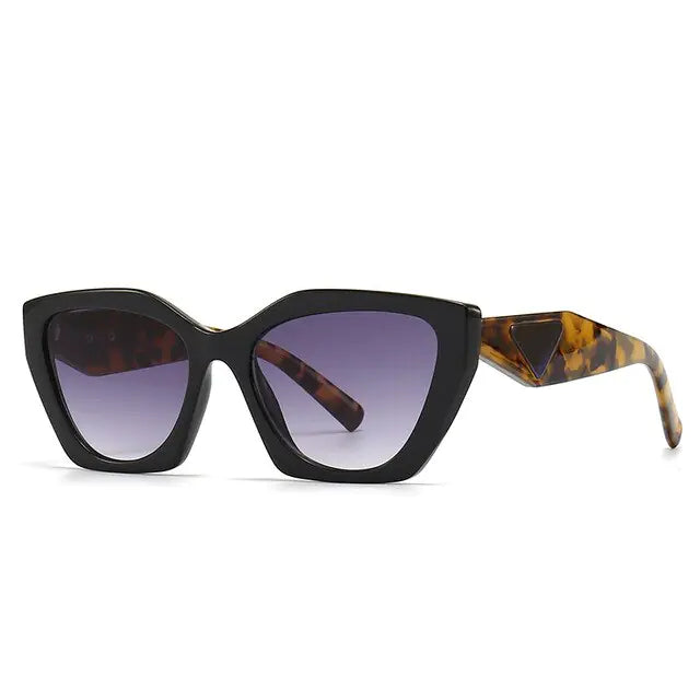 Woah!!! Retro Rectangular Cat Eye Sunglasses Aura Restored