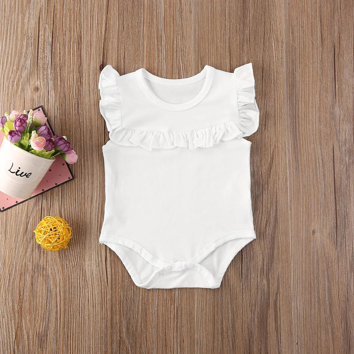 Newborn Baby Girl Sunsuit Outfit Aura Restored