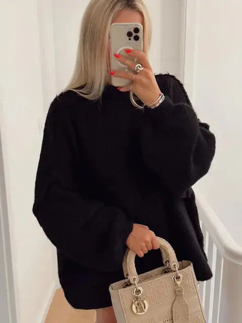 9DF Knitted Oversized Sweater Aura Restored