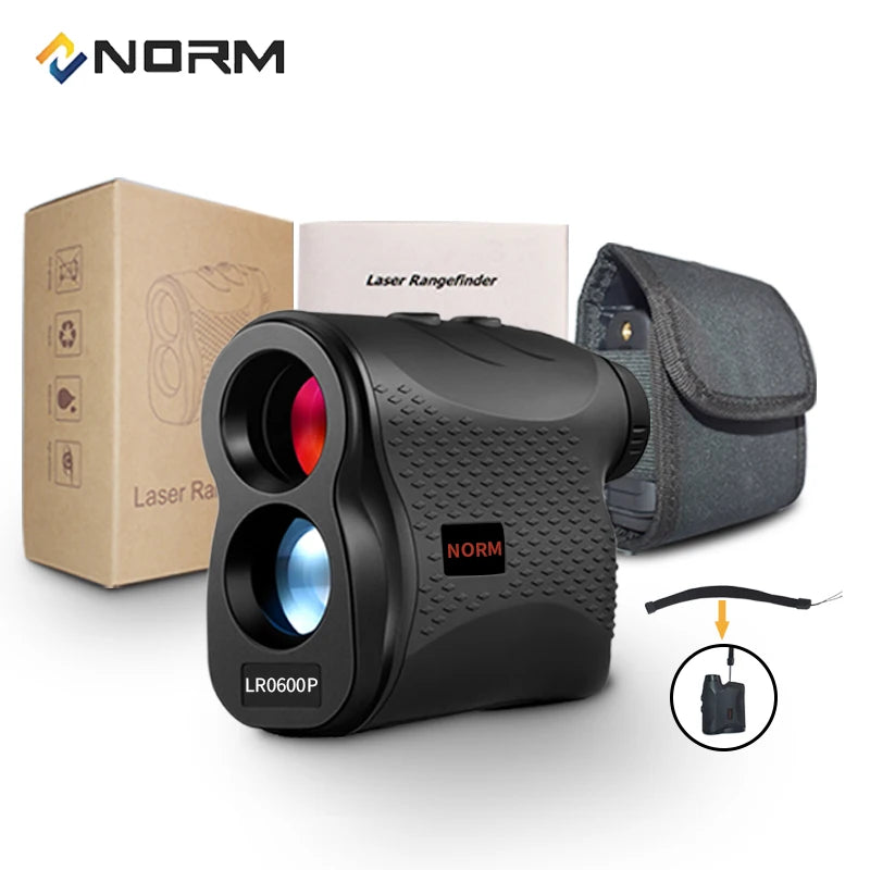 NORM Laser Rangefinder Laser Distance Meter Outdoor Sport Golf  Rangefinder, Hunting, Survey  600M 900M 1200M 1500M Range Aura Restored