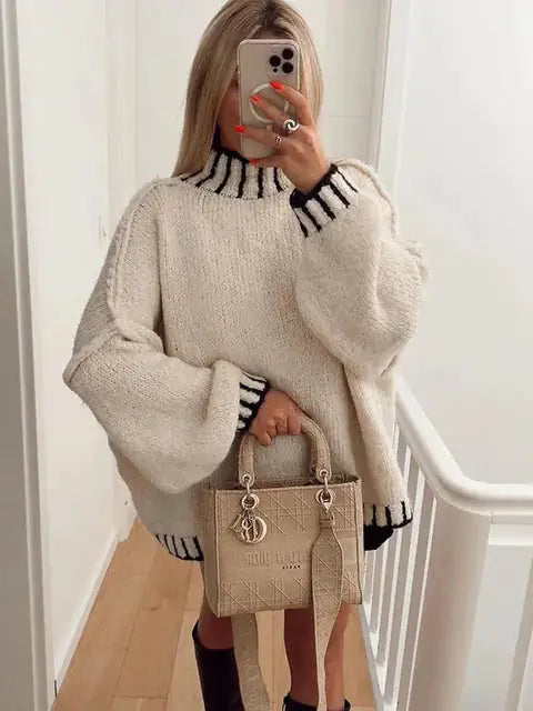 9DF Knitted Oversized Sweater Aura Restored