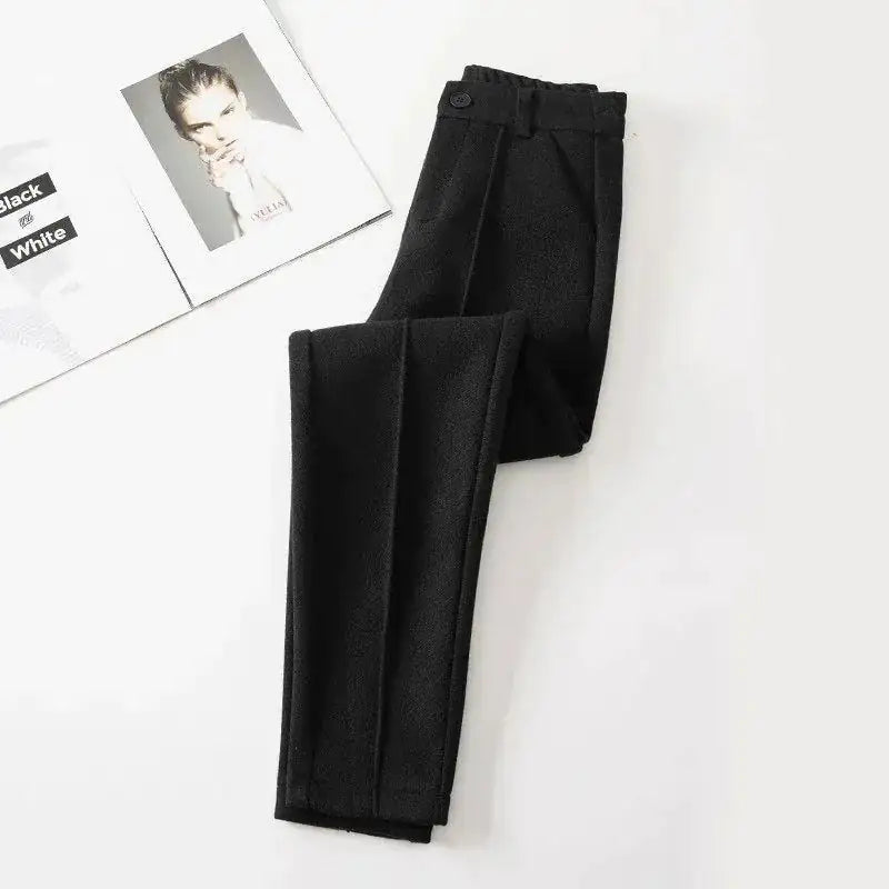 9DF Woolen High Waist Pants Aura Restored