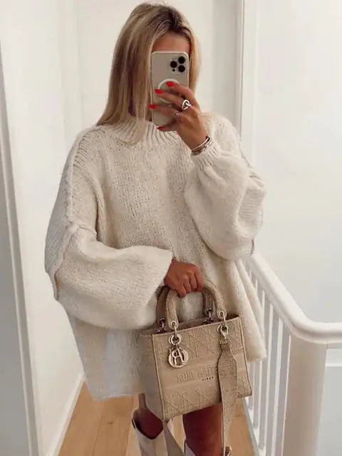 9DF Knitted Oversized Sweater Aura Restored