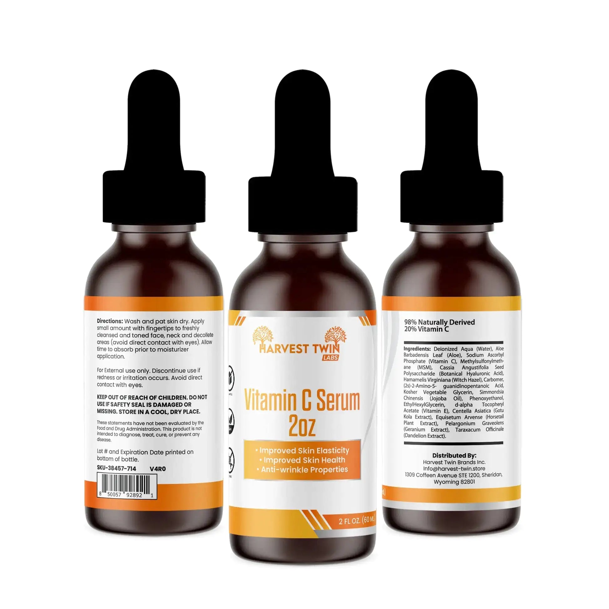 Vitamin C Serum 2oz anti-aging for skin health Aura Restored