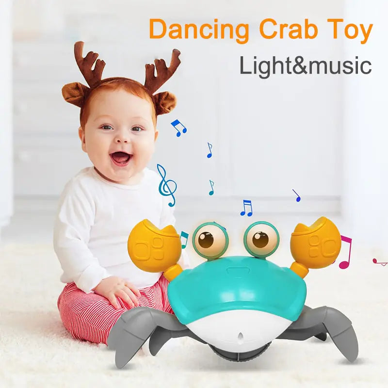 Interactive Crawling Crab Baby Toy Aura Restored