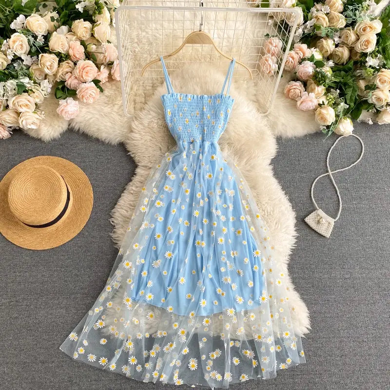 9DF light weight Floral Dress Aura Restored