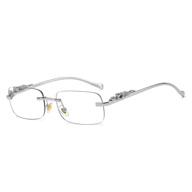 Simalvia Rimless Square Sunglasses Aura Restored