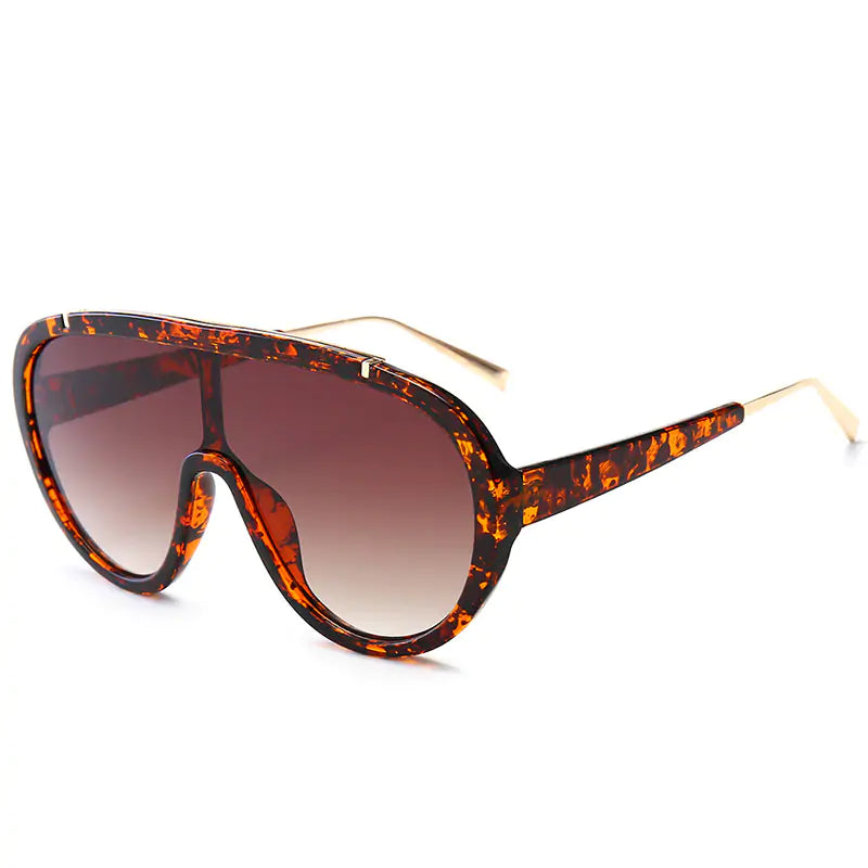 Kryssable Collection Jaspeer UV400 Oversized Sunglasses Aura Restored