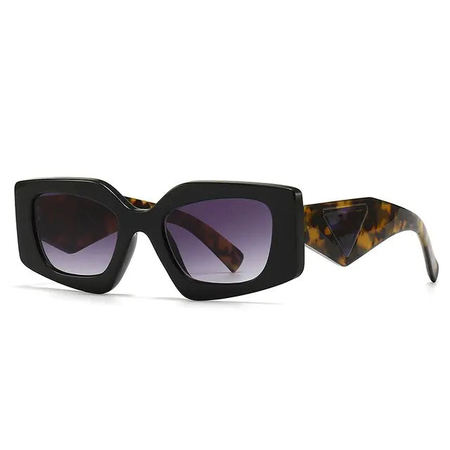 Woah!!! Retro Rectangular Cat Eye Sunglasses Aura Restored