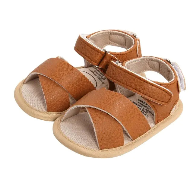 Summer Leather Baby Sandals Anti-Slip Aura Restored