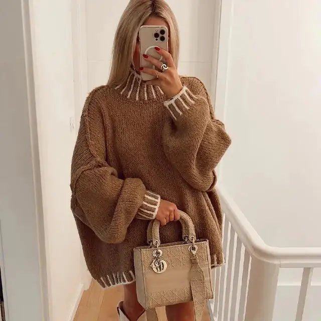 9DF Knitted Oversized Sweater Aura Restored